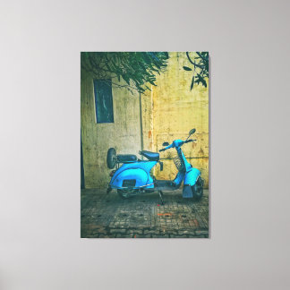 Old Motorcycle Canvas Print