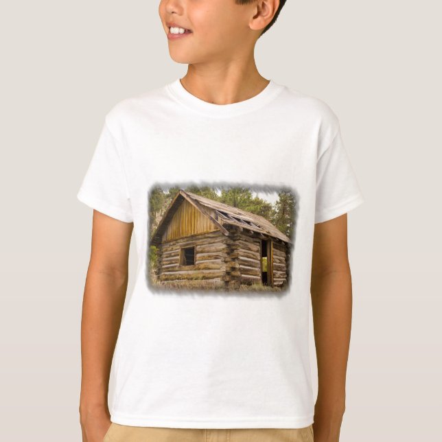 Old Mountain Cabin T-Shirt (Front)
