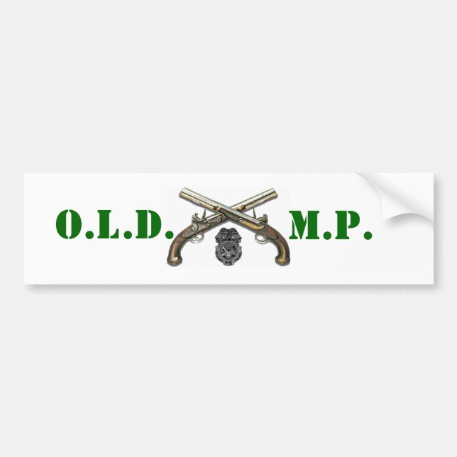 Old MP Bumper Sticker (Front)