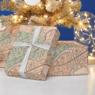 Old Napa CA Map (1879)  Wrapping Paper