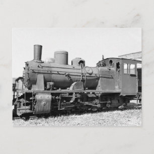 Old narrow-gauge steam engine 157-5674 postcard