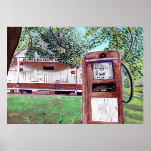 Old Natchitoches Market Poster