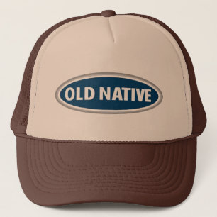'OLD NATIVE' - Indigenous Native American hat cap