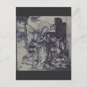 Old Nativity scene og Jesus Christ Postcard