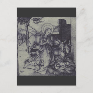 Old Nativity scene og Jesus Christ Postcard