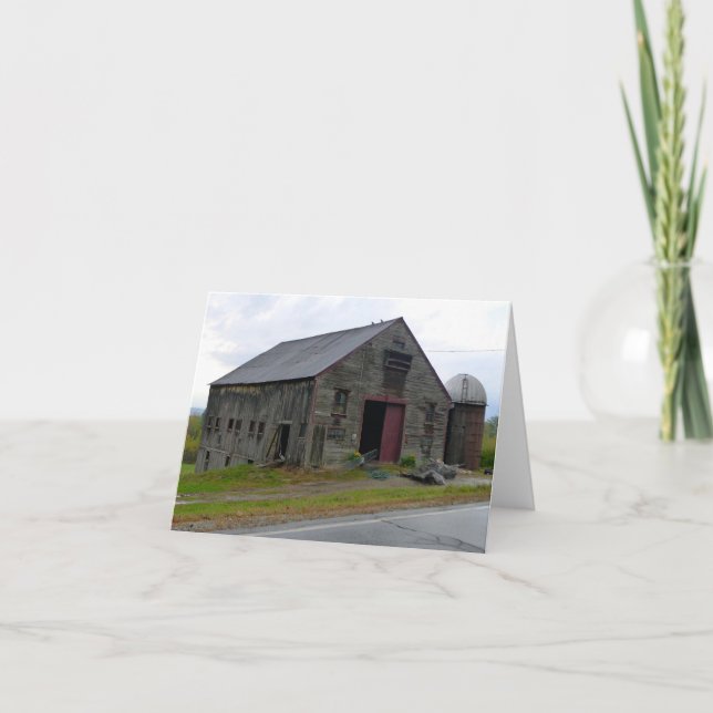 Old New England Bard Note Card (Front)