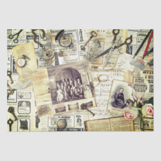 old newspaper (collection) Tissue Paper