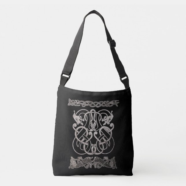 Old norse design crossbody bag (Front)