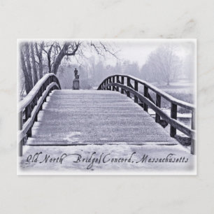 Old North Bridge Postcard