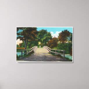 Old North Bridge View of Minute Man Statue # 2 Canvas Print