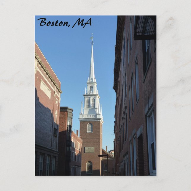 Old North Church Postcard (Front)