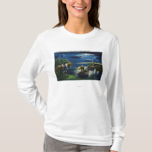 Old North Church Tower Signal Scene T-Shirt