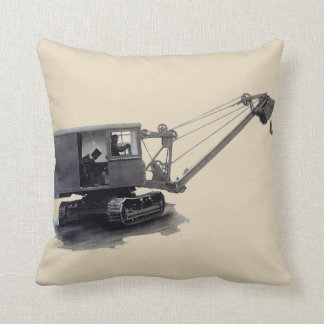 Old Northwest Crane Shovel Construction Equipment Cushion