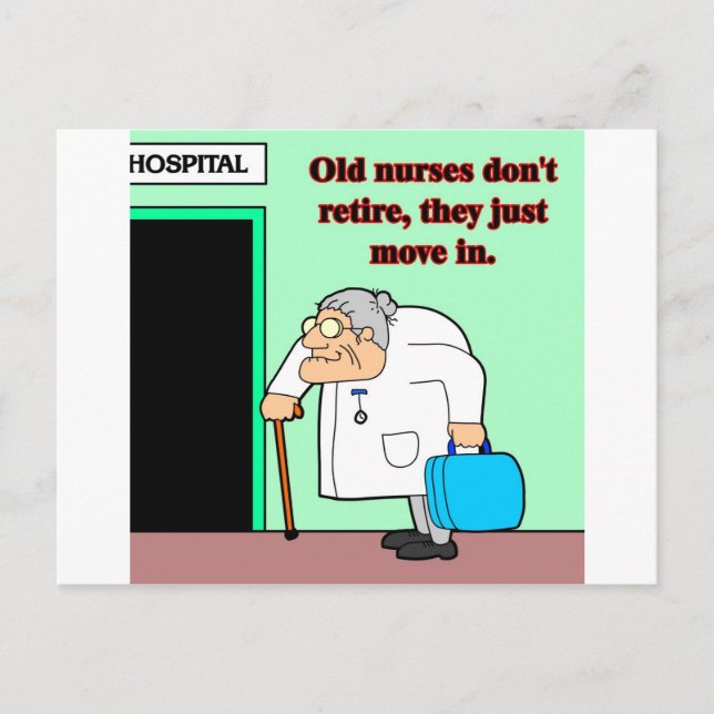 old nurses postcard (Front)