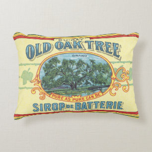 Old Oak Tree Sirop de Batterie Decorative Cushion