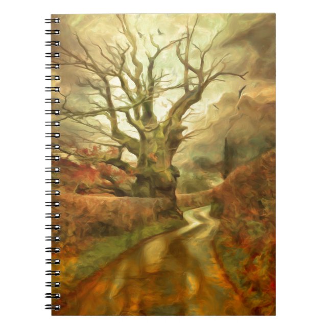 Old Oak Tree ....... Spiral Notebook (Front)