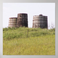 Old Oil storage Tanks