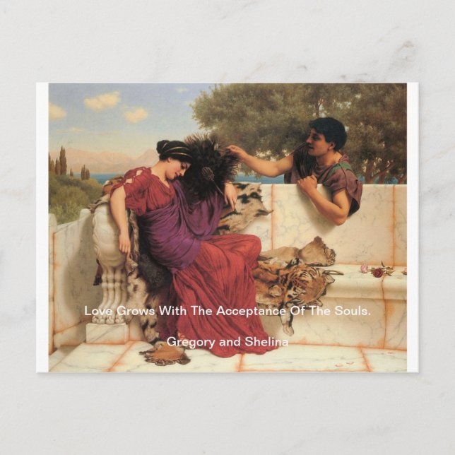 Old Old Story Greek Couple Postcard (Front)