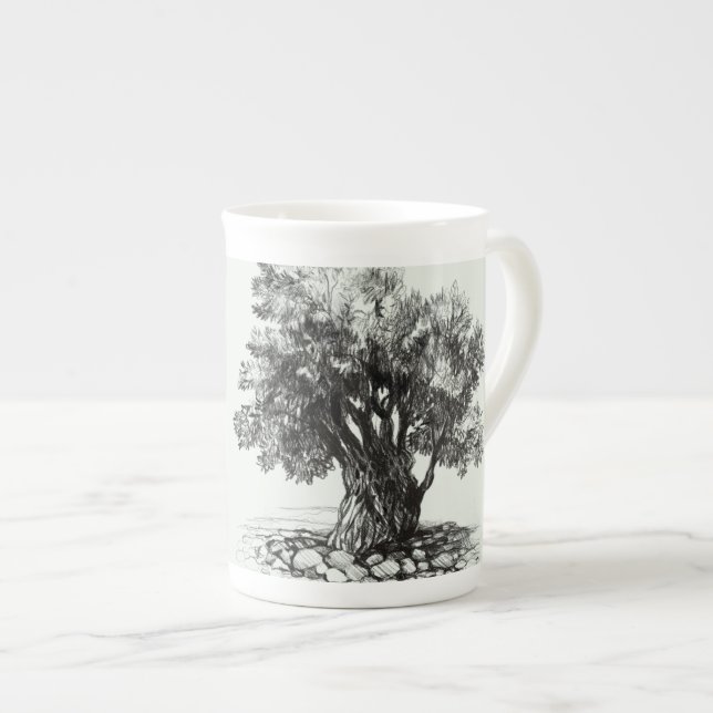 Old Olive tree Coffee Mug (Front Right)