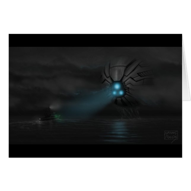 Old One Rising Blank Card (Front Horizontal)