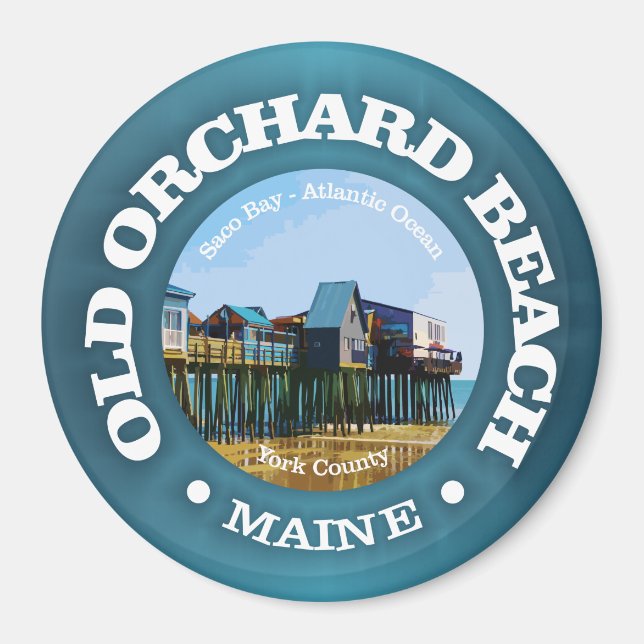 Old Orchard Beach (C) Magnet (Front)
