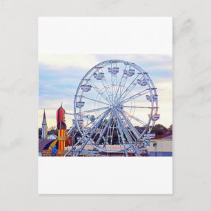 Old Orchard Beach Ferris Wheel New England Postcard