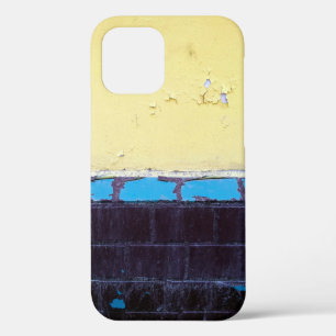 Old painted damaged concrete wall. Texture. Abstra iPhone 12 Case