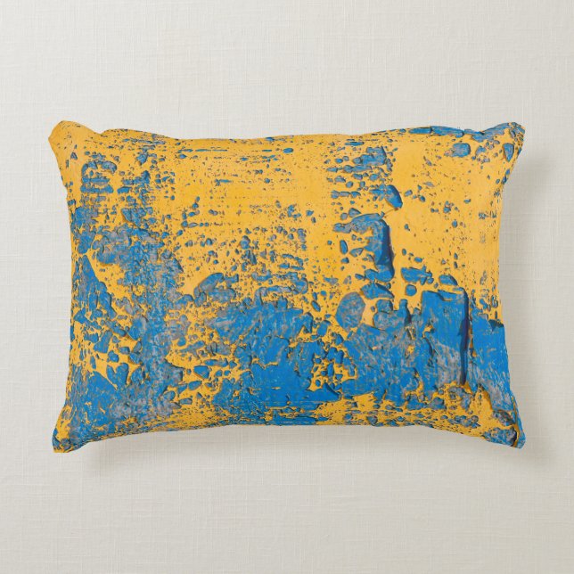 Old painted wall - texture,  background. abstract, decorative cushion (Front)