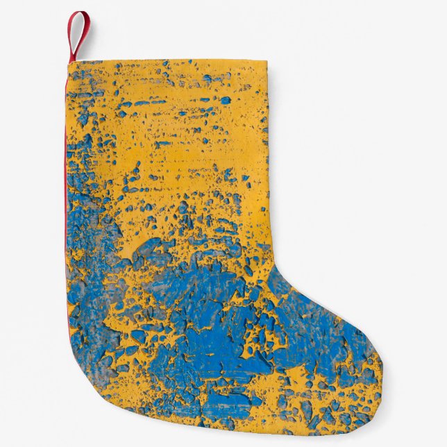 Old painted wall - texture,  background. abstract, small christmas stocking (Front)