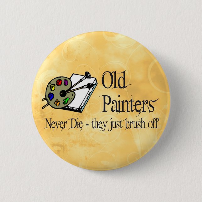 Old Painters 6 Cm Round Badge (Front)
