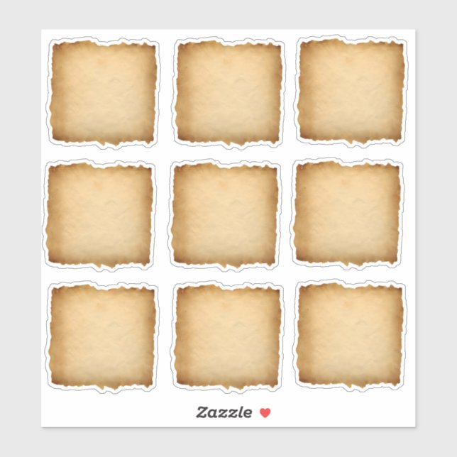 Old Paper rustic crafting label (Sheet)