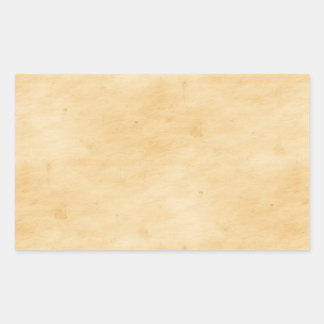 Old Parchment Background Stained Mottled Look Rectangular Sticker