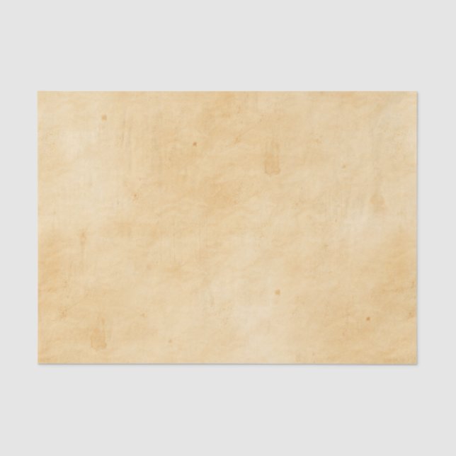 Old Parchment Background Stained Mottled Look Tissue Paper (Front)
