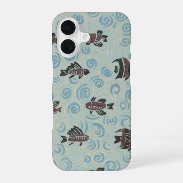 Old pattern　Patterns from the 1920s and 1930s iPhone 16 Case (Back)