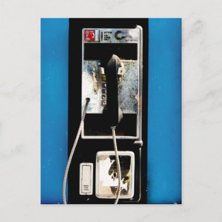 Old Pay Phone Postcard