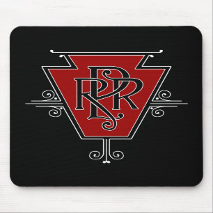 Old Pennsylvania Railroad Logo Mousepad