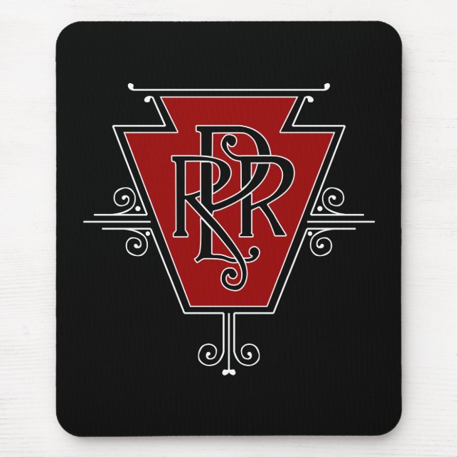 Old Pennsylvania Railroad Logo Mousepad (Front)