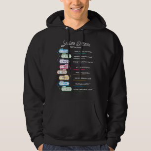 Old People Elderly Texting Code  Senior Citizen Hoodie