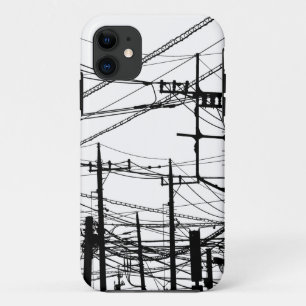 Old Phone and Power Lines Case-Mate iPhone Case