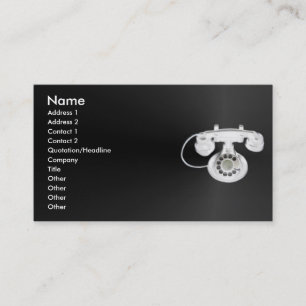 Old Phone Profile Card