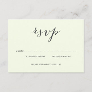 Old Photos Wedding RSVP card