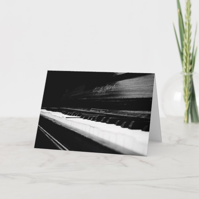 Old Piano Card (Front)