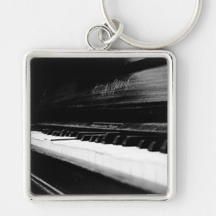 Old Piano Key Ring