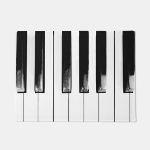 Old Piano Keys Funny Cool Doormat