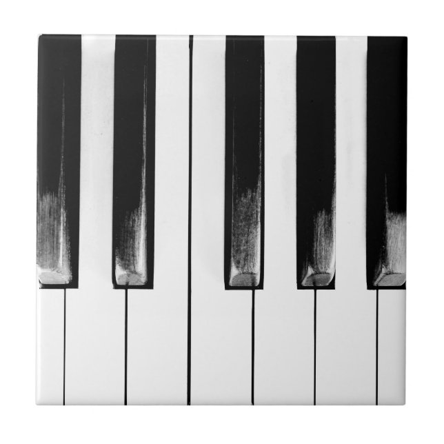 Old Piano Keys Tile (Front)