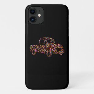 Old Pickup Truck Flower Pattern Case-Mate iPhone Case