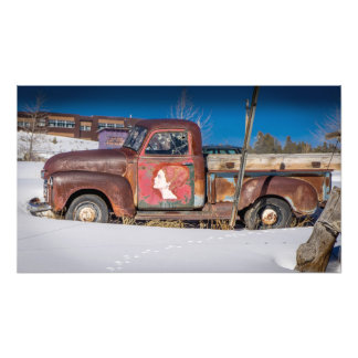 Old Pickup Truck Leadville Colorado Photo Print