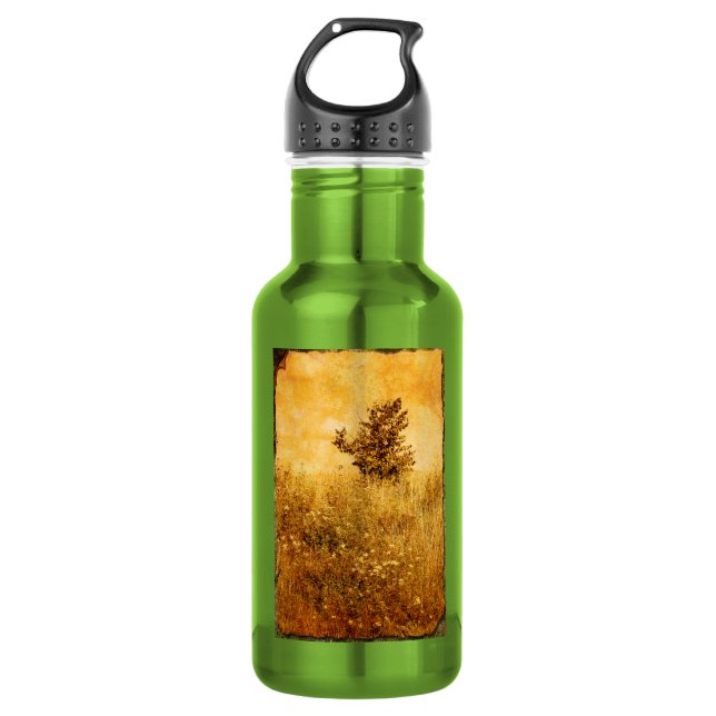 Old Picture of Landscape 532 Ml Water Bottle (Front)