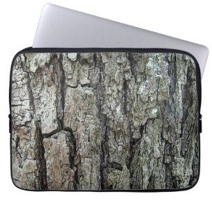 Old Pine Bark Laptop Sleeve