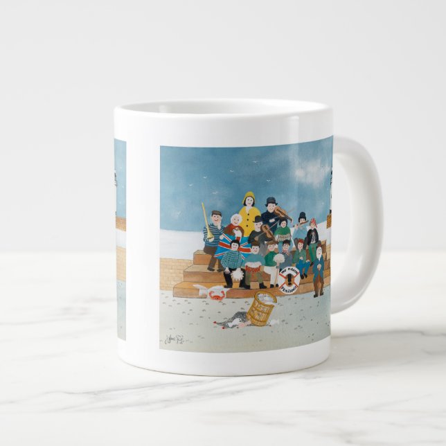 Old Pirates of Penzance Large Coffee Mug (Front Right)